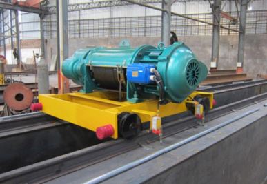 Double Rail trolley hoist